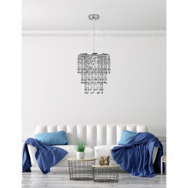 Люстра класична Candellux RONI E27 хром 31-84323 - Фото 2