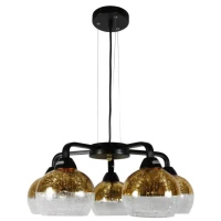 Candellux CROMINA E27 чорний 35-57266. Підвісна люстра