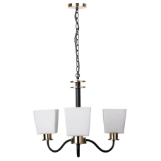 Candellux SCHUBERT E27 чорний, золотий 33-74232. Класична люстра