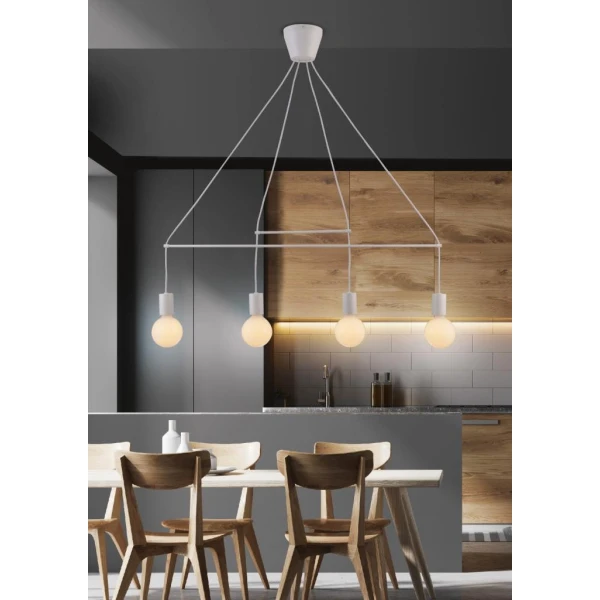 Підвісний світильник Candellux ALTO E27 білий 34-70906 - Фото 2