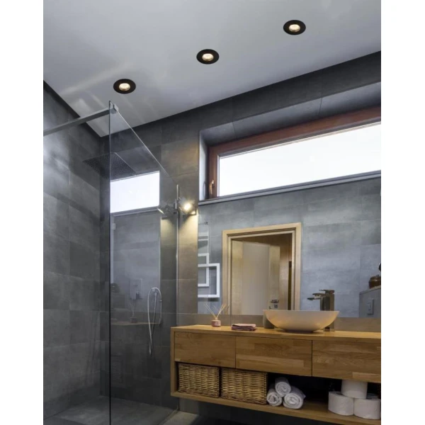 Точковий світильник врізний Candellux SH-12 MR16 чорний 2273129 - Фото 2