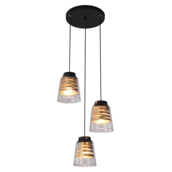Підвісний світильник Candellux FRESNO E27 чорний 33-78988 - Фото 1