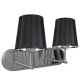 Бра Candellux MILONGA E27 срібний 22-53503
