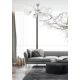Люстра пристельова Candellux RAUL E14 хром 38-72290