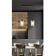 Підвісний світильник Candellux BISTRO E27 чорний 32-00538