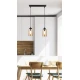 Підвісний світильник Candellux BISTRO E27 чорний 32-00538