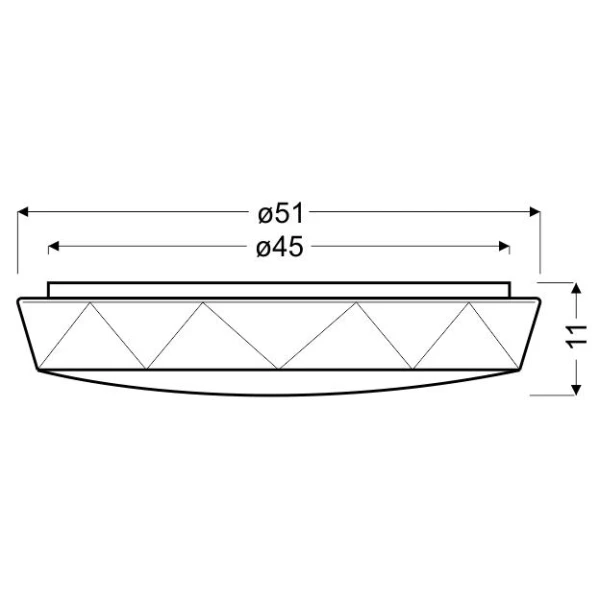 Світильник стельовий Candellux SKY 14 Вт 6500К білий 14-62109 - Фото 5