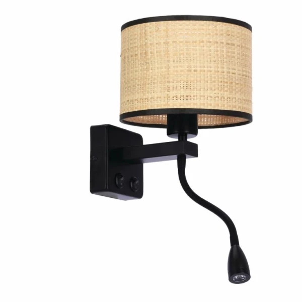 Бра Candellux POLO E27 3000К чорний 21-27641 - Фото 1