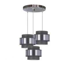 Candellux HARE E27 срібний 33-18496. Світильник підвісний