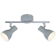 Candellux JULIE E14 сірий, хром 92-66626. Спот світильник