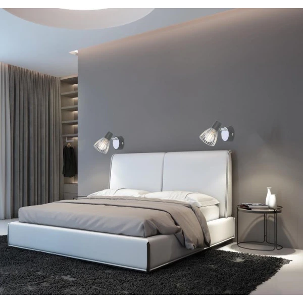 Бра Candellux MODO E14 хром, чорний 91-61515 - Фото 3