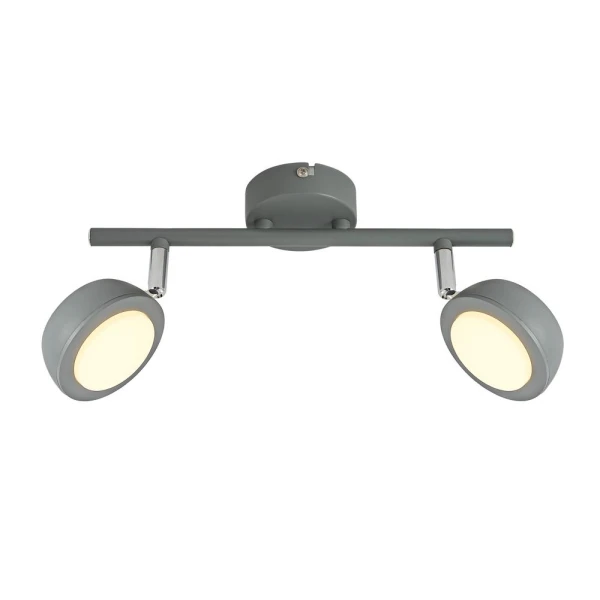 Світильник спот Candellux MILD 12 Вт 3000К сірий, хром 92-66749 - Фото 1