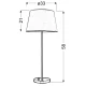 Настільна лампа Candellux IBIS E14 хром 41-00913