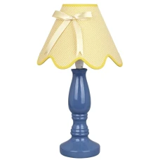 Candellux LOLA E14 синій 41-63472. Настільна лампа декоративна