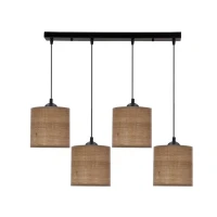 Candellux LEGNO E27 чорний 34-18366. Світильник підвісний