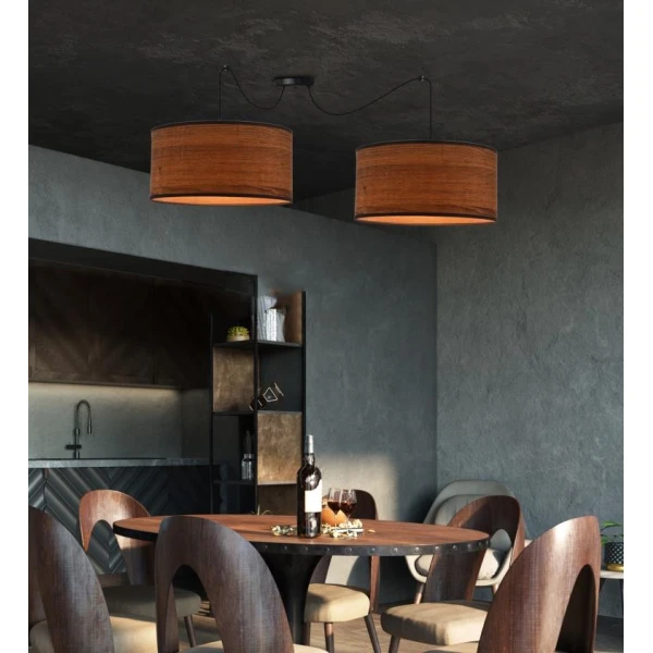Підвісний світильник Candellux LEGNO E27 чорний 32-18397 - Фото 3