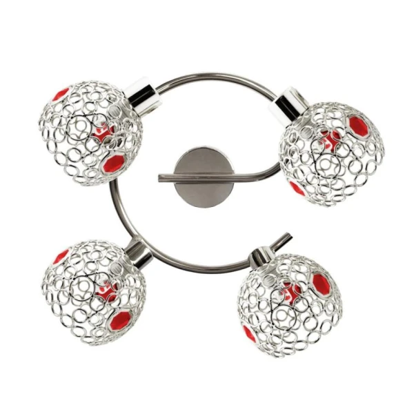 Люстра пристельова Candellux ARON G9 хром 98-12265