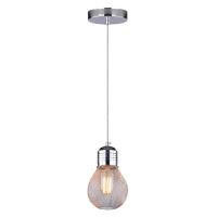 Candellux GLIVA E27 хром 31-58652. Світильник підвісний