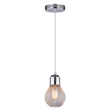 Candellux GLIVA E27 хром 31-58652. Світильник підвісний
