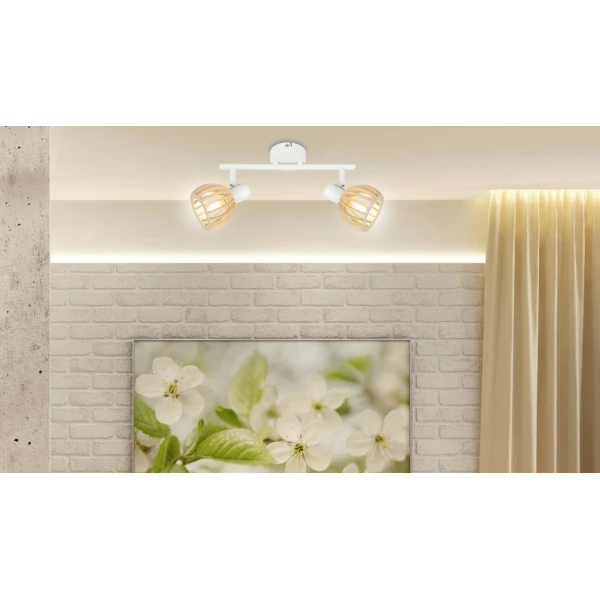 Світильник спот Candellux ATARRI E14 білий 92-68088 - Фото 3