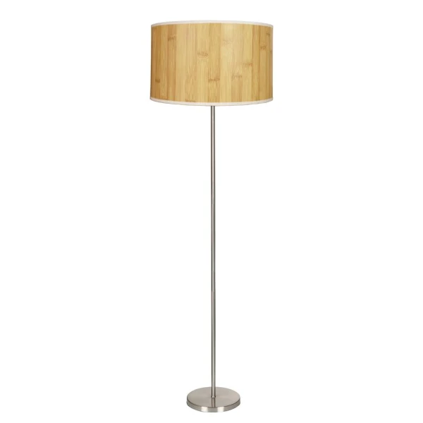 Торшер Candellux TIMBER E27 нікелевий 51-56705 - Фото 1