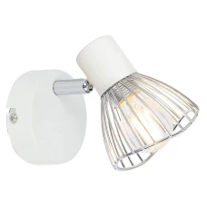 Candellux FLY Е14 білий, хром 91-61959. Бра