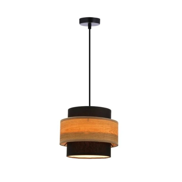 Люстра підвісна Candellux Twin Е27 чорний 31-17871 - Фото 3
