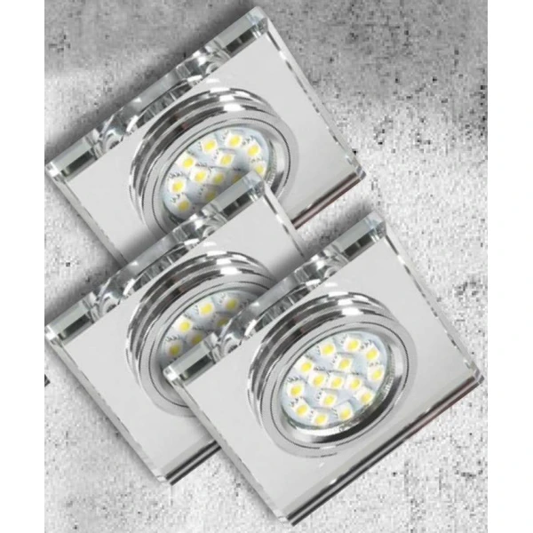 Точковий світильник врізний Candellux SS-13 GU10 хром, 99-48325 - Фото 1