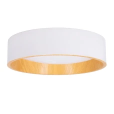 Candellux lazio 24 Вт 4000К білий, коричневий 14-24107. Стельовий світильник