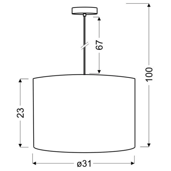 Підвісний світильник Candellux SUSAN E27 білий 31-29843 - Фото 4