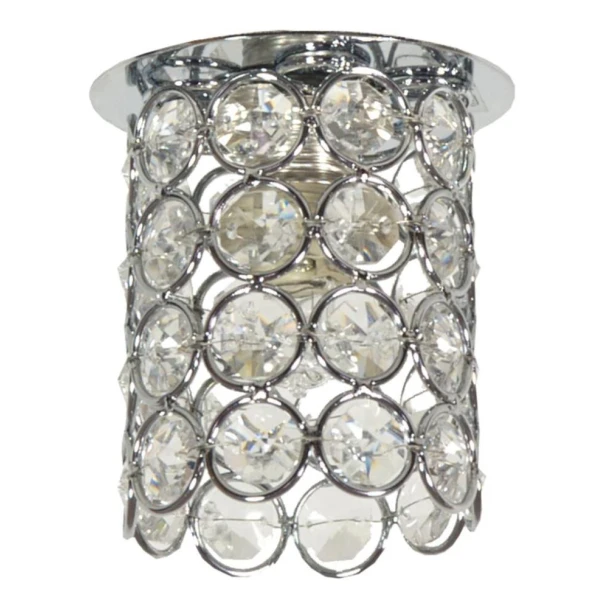 Точковий світильник врізний Candellux SK-73 G9 хром 2203973 - Фото 1