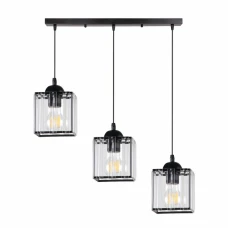 Candellux Glassia E27 чорний 33-21120. Світильник підвісний