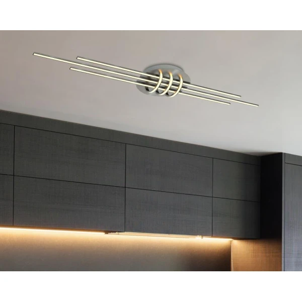 Люстра пристельова Candellux NAKSOS 4000К нікелевий A0018-160 - Фото 2