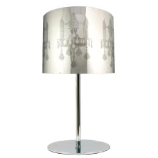 Candellux ARKAS E27 хром 41-18055. Настільна лампа декоративна