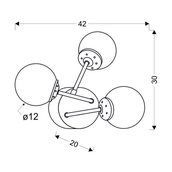 Бра Candellux BEST E14 хром 23-72849 - Фото 3