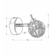Бра Candellux BOMBOLA G9 хром 91-70289