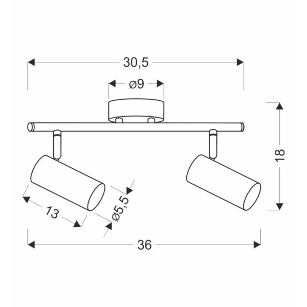 Світильник спот Candellux COLLY GU10 латунний 92-01719 - Фото 4