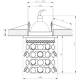 Точковий світильник врізний Candellux SK-68 MR16 хром 2245600