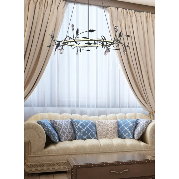 Люстра підвісна Candellux GIAROS 4000К чорний A0028-320 - Фото 2