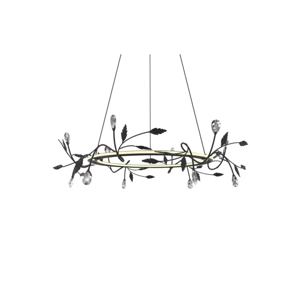 Люстра підвісна Candellux GIAROS 4000К чорний A0028-320 - Фото 1