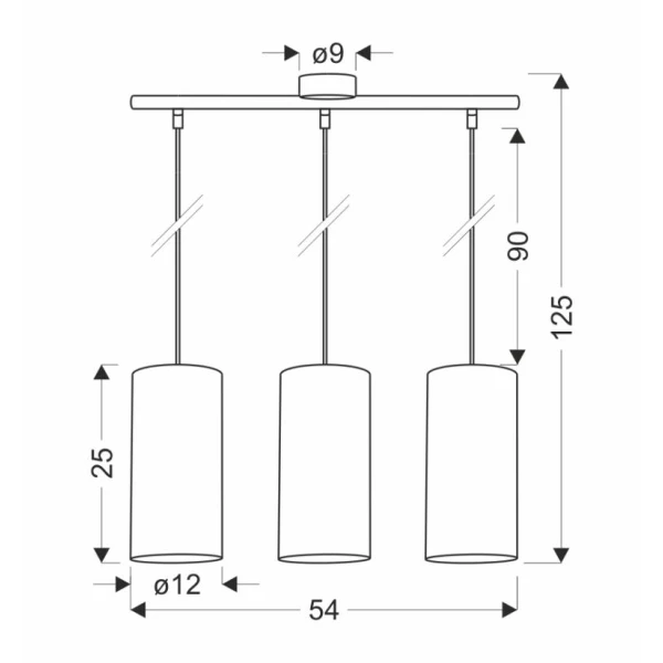 Підвісний світильник Candellux ARAGONA E27 чорний 33-19721 - Фото 4