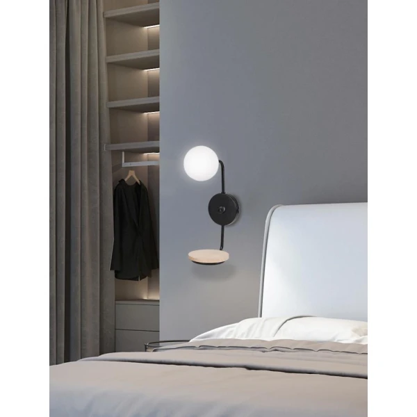 Бра Candellux PONIO G9 бежевий, чорний 21-76878 - Фото 4