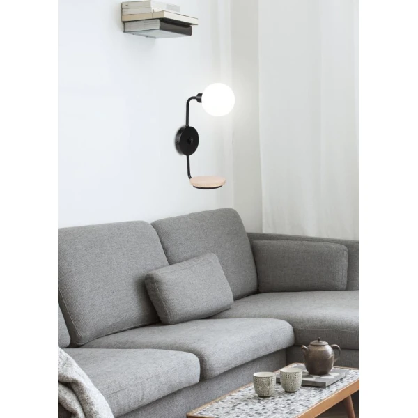 Бра Candellux PONIO G9 бежевий, чорний 21-76878 - Фото 2