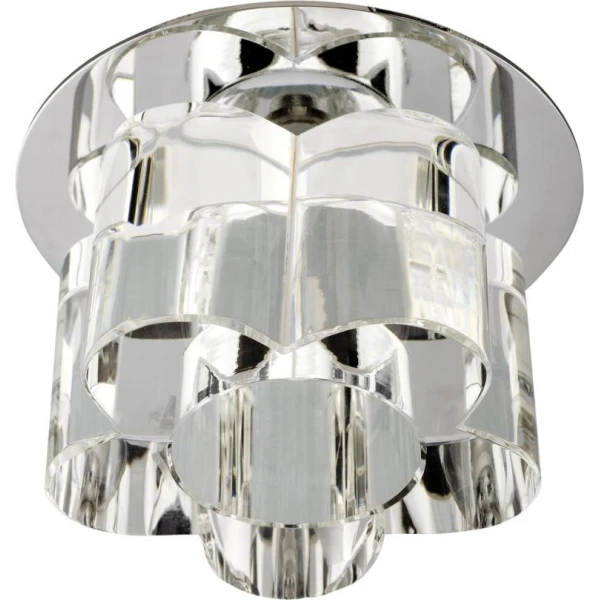 Точковий світильник врізний Candellux SK-21 G4 хром 2281967 - Фото 1