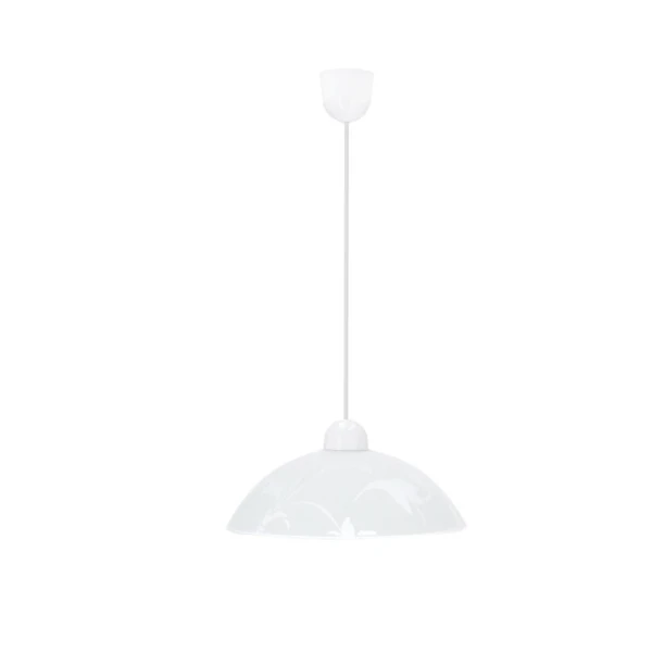 Підвісний світильник Candellux Mangano E27 білий 31-16768 - Фото 1