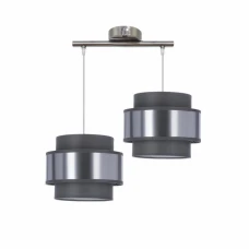 Candellux HARE E27 срібний 32-18489. Світильник підвісний