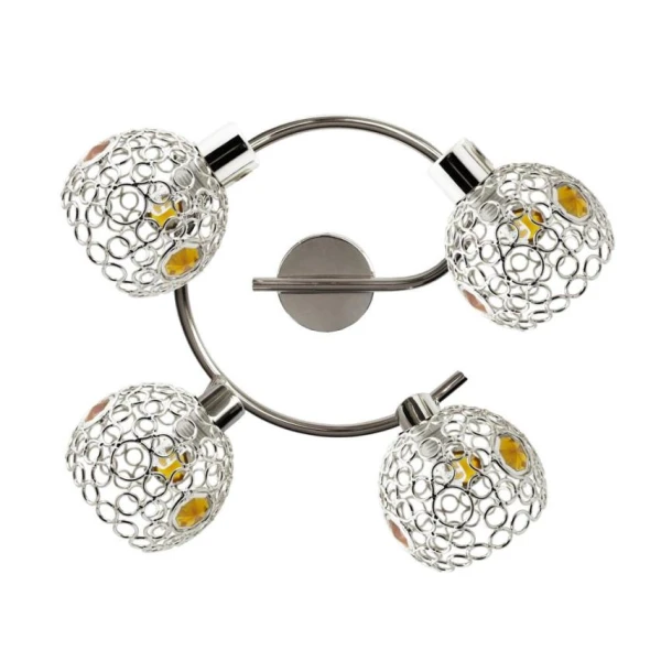 Люстра пристельова Candellux ARON G9 хром 98-12272