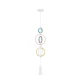 Підвісний світильник Candellux HOOPS E27 білий 31-12036