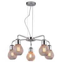 Candellux GLIVA E27 хром 35-58669. Світильник підвісний