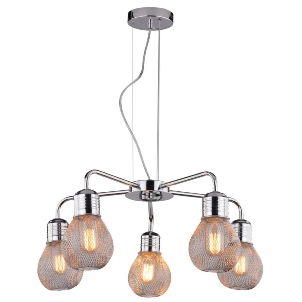 Підвісний світильник Candellux GLIVA E27 хром 35-58669 - Фото 1